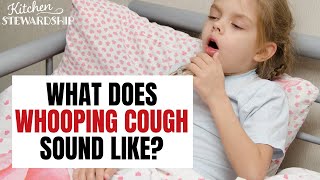 What Whooping Cough Sounds Like  Toddler with the quotwhoopquot sound [upl. by Beaston]