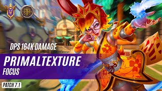 DPS 164K DAMAGE PRIMALTEXTURE REI PALADINS COMPETITIVE GRANDMASTER FOCUS [upl. by Ajit]