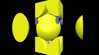 30 Wurtzite  Zinc Iron Sulfide ZnFeS  unit cell [upl. by Aivan]