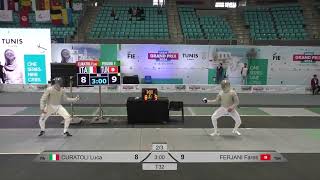 Tunis Grand Prix 2024 SMS  L32  Luca Curatoli ITA v Fares Ferjani TUN [upl. by Douglas]