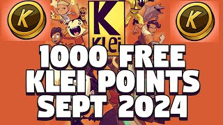 1000 Free Klei Points For Dont Starve Together  Free Klei Points  Sept 2024 Free Spools [upl. by Anett761]