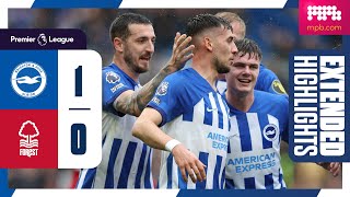 Extended PL Highlights Brighton 1 Nottingham Forest 0 [upl. by Ardnala]