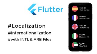 Create Multi Language App  Internationalization amp Localization In Flutter [upl. by Mcmillan437]