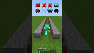 Armor VS Laser in Minecraft🤯 はいよろこんで shorts [upl. by Ahsiyt609]