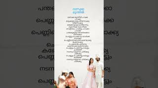 Onakka Munthiri Song Lyrics  Hridayam  subscribe ytshorts trending malayalamsonglyrics [upl. by Blanch]