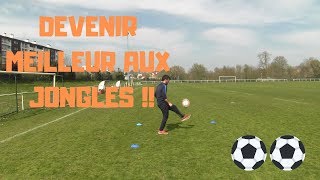 COMMENT BIEN JONGLER AU FOOTBALL [upl. by Llerrah]