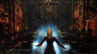 Skyrim  Blizzard  Master Destruction Magic Spell [upl. by Leahciam646]