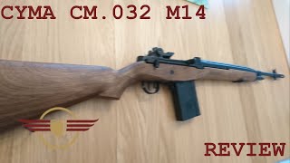 REVIEW CYMA CM032 M14 Review  Excellent DMR or normal AEG [upl. by Blunt]