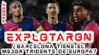 💥¡EXPLOTARON💥 ¿Tiene BARCELONA el MEJOR TRIDENTE de EUROPA 🤯 [upl. by Han]