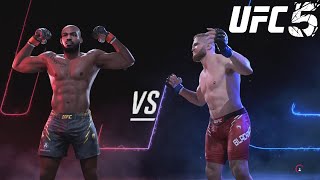 Jon Jones vs Jan Blachowicz  CPU vs CPU  UFC 5 [upl. by Imuya131]