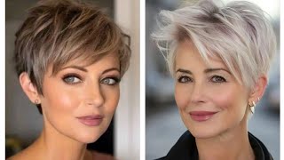 CORTES DE CABELLO CORTO MUJER 2024 pixie Haircut ideas [upl. by Moir214]