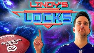 Best NFL Playoff Picks amp Predictions  Lindys Locks Divisional Round Playoffs [upl. by Nilesoy]