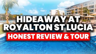 Hideaway at Royalton Saint Lucia All Inclusive  HONEST Review amp Tour [upl. by Ydnelg580]