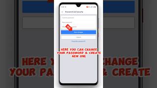 How To Change Facebook Password 2024  Facebook Password Change shorts [upl. by Neel765]