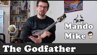 Theme from The Godfather  Mandolin Lesson Beginner amp Intermediate [upl. by Nylannej541]