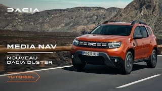 Nouveau Dacia Duster 2023  Comment utiliser Media Nav [upl. by Aleacim]