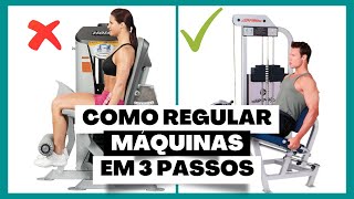 Como regular aparelhos de musculação [upl. by Nilrev]