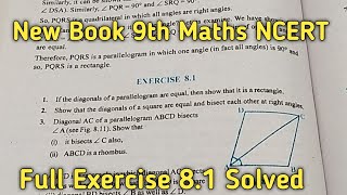 Class 9 Maths  Chapter 8  Exercise 81 Q2  Quadrilaterals  NCERT [upl. by Kentigera]