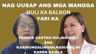 FRANCE CASTRO HULING HULI ANG KASINUNGALINGAN [upl. by Anaylil]