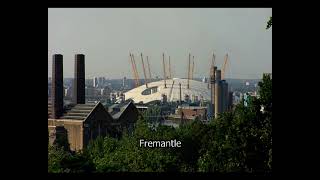 Canary Wharf  Millennium Dome  East London  Greenwich  Isle of Dogs  2000 [upl. by Ytsirt]