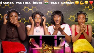 Our reaction to Saumya vartika vartika India 🇮🇳 best dancers 💪🥳☺️❤️ [upl. by Ybeloc]