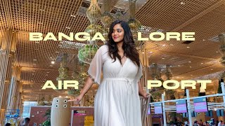 Bangalore International Airport Terminal 2 Tour Kempegowda International Airport  Airport lounge [upl. by Kerrin]