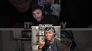 Adin Ross Reacts to NEW SONG Thick of it with KSI [upl. by Hirai]