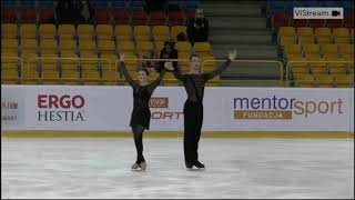 2019 Mentor Torun Cup  Ice Dance  Natalia Kaliszek  Maksym Spodyriev  FD [upl. by Nica]