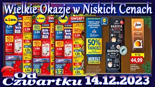 Lidl Nowa Gazetka Promocyjna od Czwartku 14122023 Najlepsze Okazje W Niskich Cenach [upl. by Broome897]