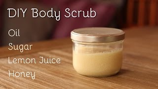 DIY Peeling selber machen  Homemade Body Scrub  einfach und günstig [upl. by Chitkara196]