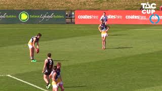 Rd 18 TAC Cup GWV Rebels v Bendigo Pioneers Highlights [upl. by Hsaniva]