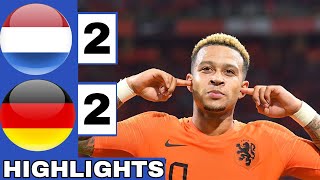 Netherlands Vs Germany 22  All Goals amp Extended Highlights  UEFA Nations League [upl. by Seuqramed]