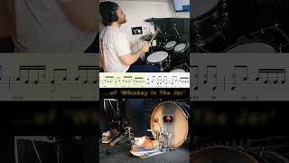 Whiskey In The Jar  Thin Lizzy  Drum Cover wSheet Music  drums stpatricksday thinlizzy rock [upl. by Christiano]