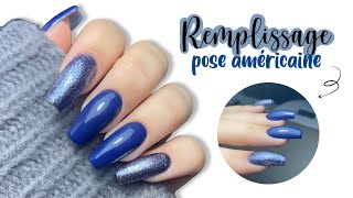 TUTO  Remplissage pose américaine  gel x 💗 [upl. by Lantz]