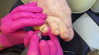 Feet ASMR pedicure 👣 Foot massage with cream  Classic Pedicure Tutorial [upl. by Bithia]