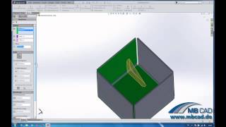 Neue Blechfunktionen in SolidWorks 2014 [upl. by Ahsier11]