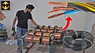 How to Amazing Electrical Wire Manufacturing in Factory Process [upl. by Kwang48]