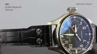 IWC Große Fliegeruhr IW500901 Luxusuhr24 Ratenkauf ab 20 EuroMonat [upl. by Mariellen782]