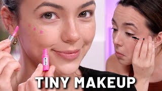 Tiny Makeup Routine  Merrell Twins [upl. by Ahteral]