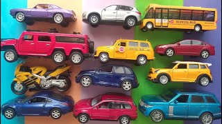 Die cast Metal Scale Mix Various Color Model Welly Kinsmart Maisto  Sedan SUV Sports Coupe [upl. by Firahs]