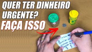 COMO TER DINHEIRO URGENTE Simpatia com Canela e Moeda para Atrair Dinheiro Urgentemente [upl. by Nolahp957]