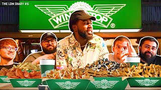 Eating EVERYTHING At Wingstop  The London Diary 6 [upl. by Northington]