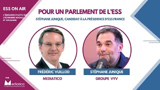 Stéphane Junique  « Je plaide pour un Parlement de l’ESS » [upl. by Yolanda457]