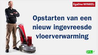 Hoe moet ik ingefreesde vloer verwarming opstoken [upl. by Vipul806]