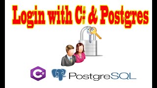 C  Login form  connect Postgres [upl. by Jourdan]