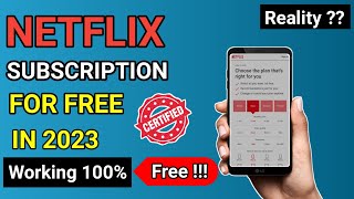 How to Buy Free Netflix Subscription 2023 l Netflix Subscription 2023 l Netflix App Membership [upl. by Erdne]