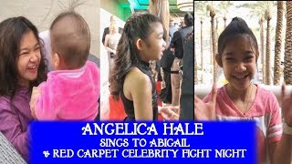 Angelica Hale at the Red Carpet Celebrity Fight Night 2018 plus She Sings to sister Abigail [upl. by Verneuil]