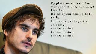 Gauvain Sers  Dans mes poches Live Paroles [upl. by Ytisahc139]