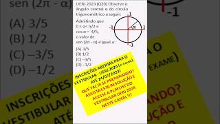 Questão 20  UERJ 2023  Matemática  Solução de Fácil Compreensão [upl. by Anitra]