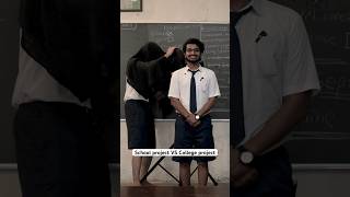 School VS college  saintinbaggy4326 comedy school schoollife funny [upl. by Olbap]